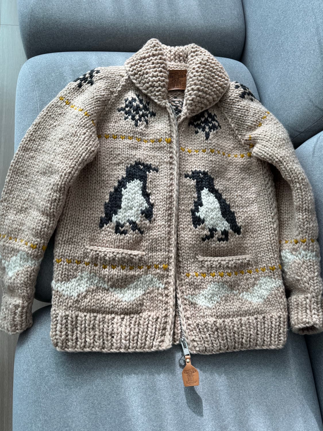 카나타 코위찬 펭귄 가디건 상품이미지3