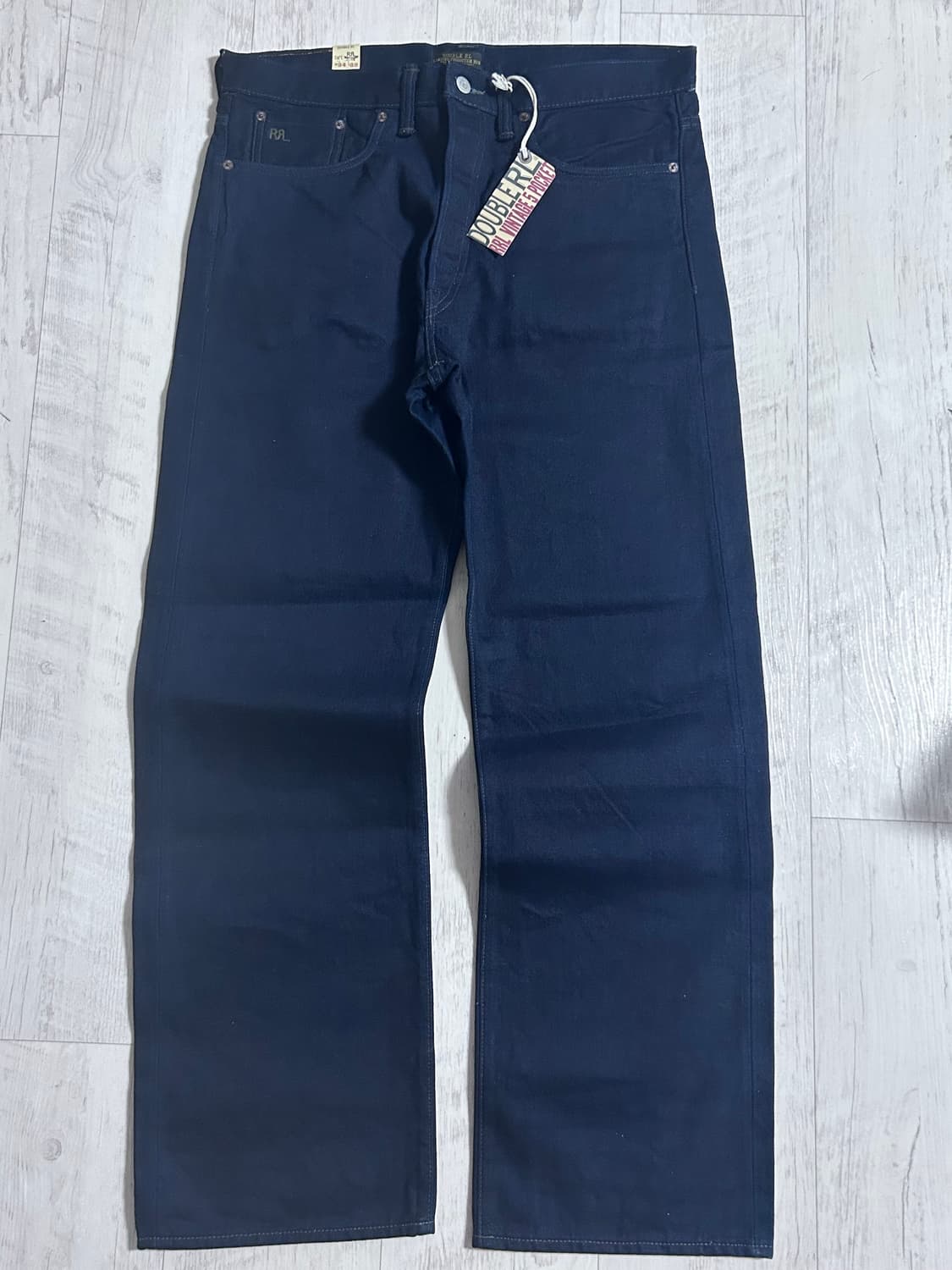 RRL 더블알엘 빈티지 파이브 포켓 인디고 리지드 데님 팬츠 34x32 상품이미지1