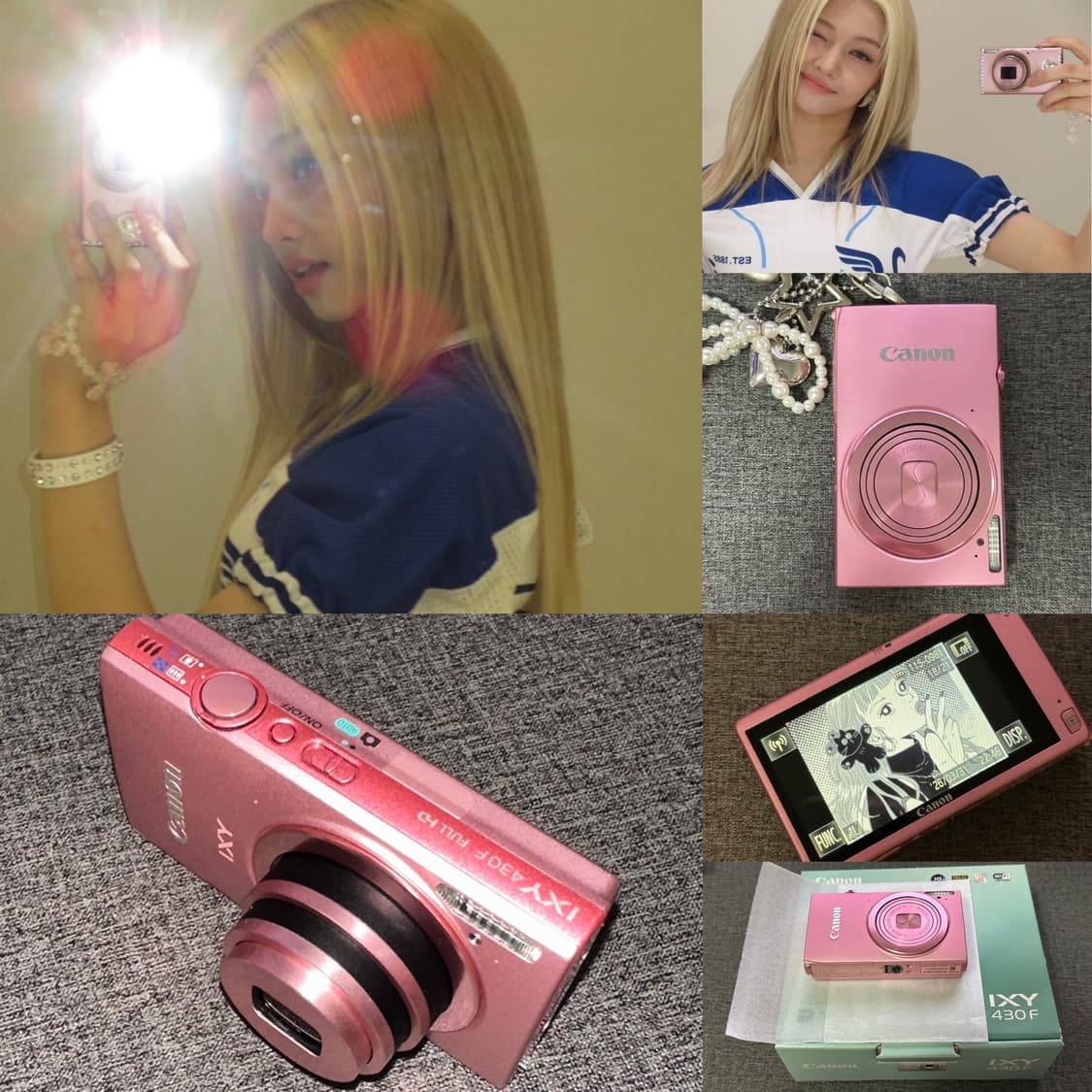 아이돌핑크디카🌸 캐논 익시 IXY 430F 익서스245hs 민트박스셋 상품이미지1