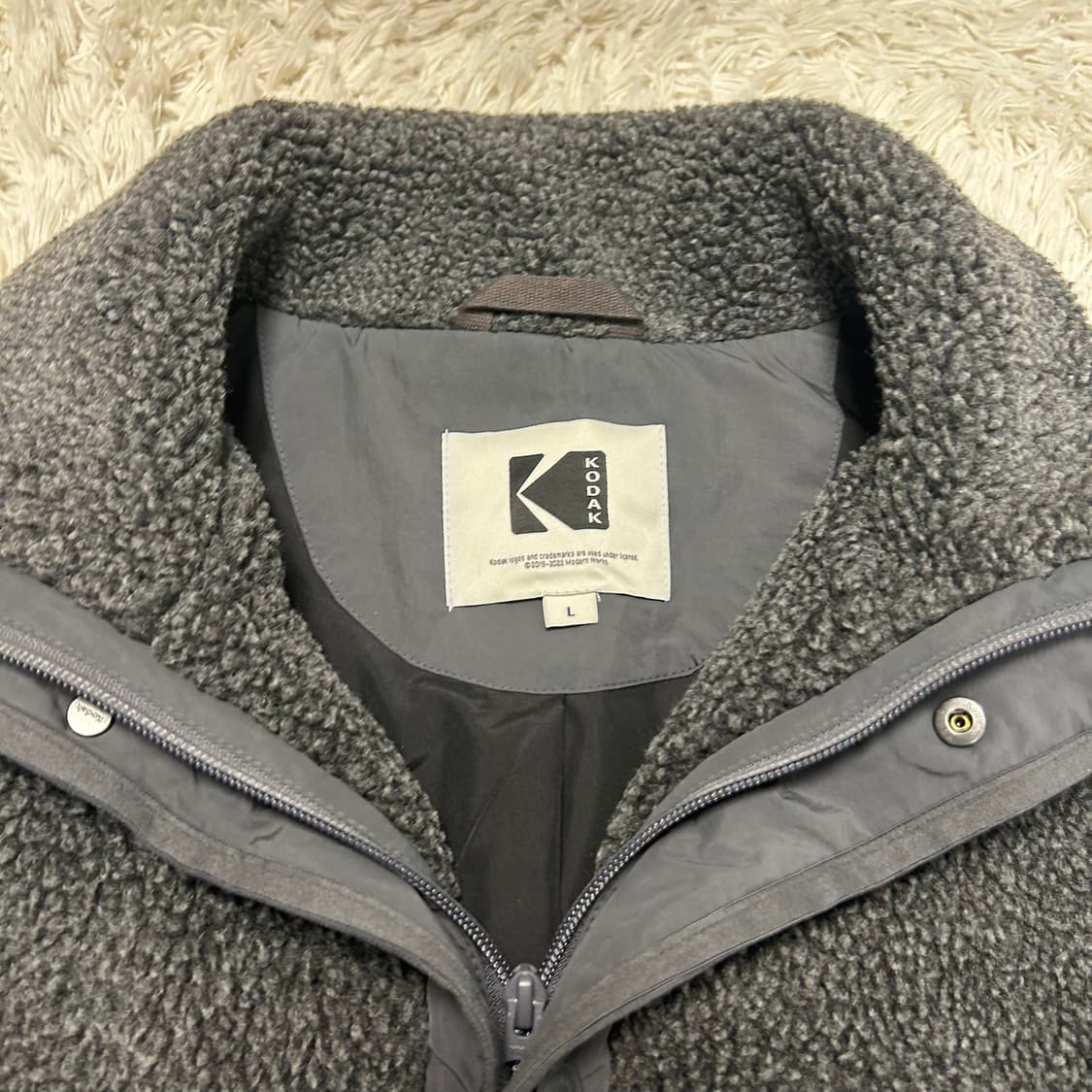 Kodak Gray Long Fleece Jacket 상품이미지6