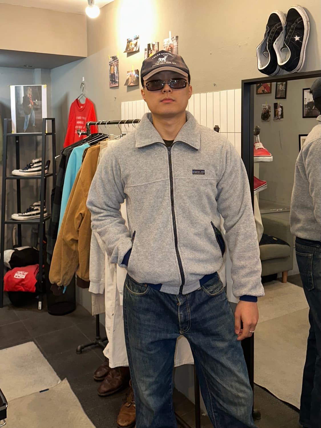 90‘s Patagonia grey pullover fleece  상품이미지1