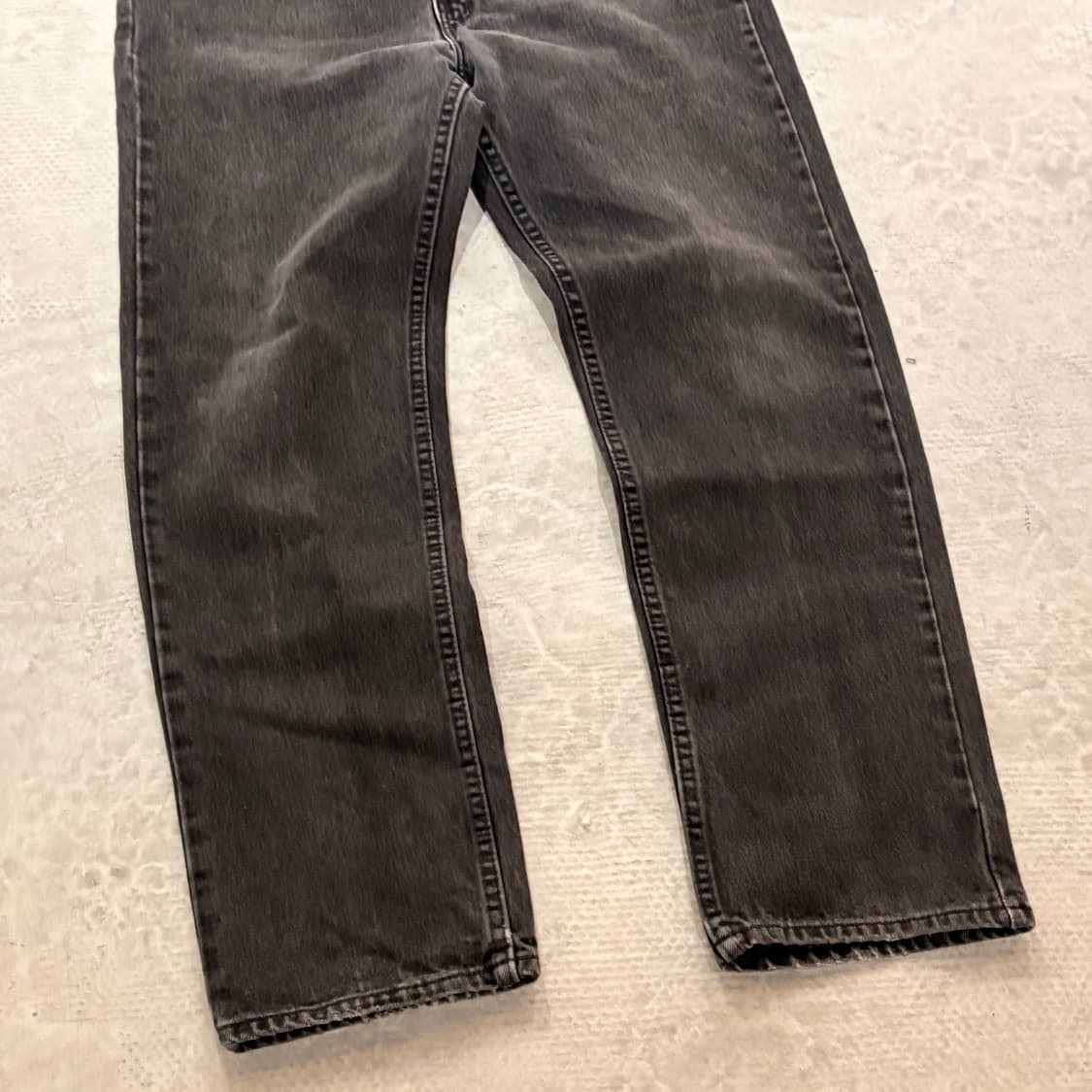 [36/30] 90s USA🇺🇸 리바이스 505 오렌지 탭 블랙 흑청 상품이미지3