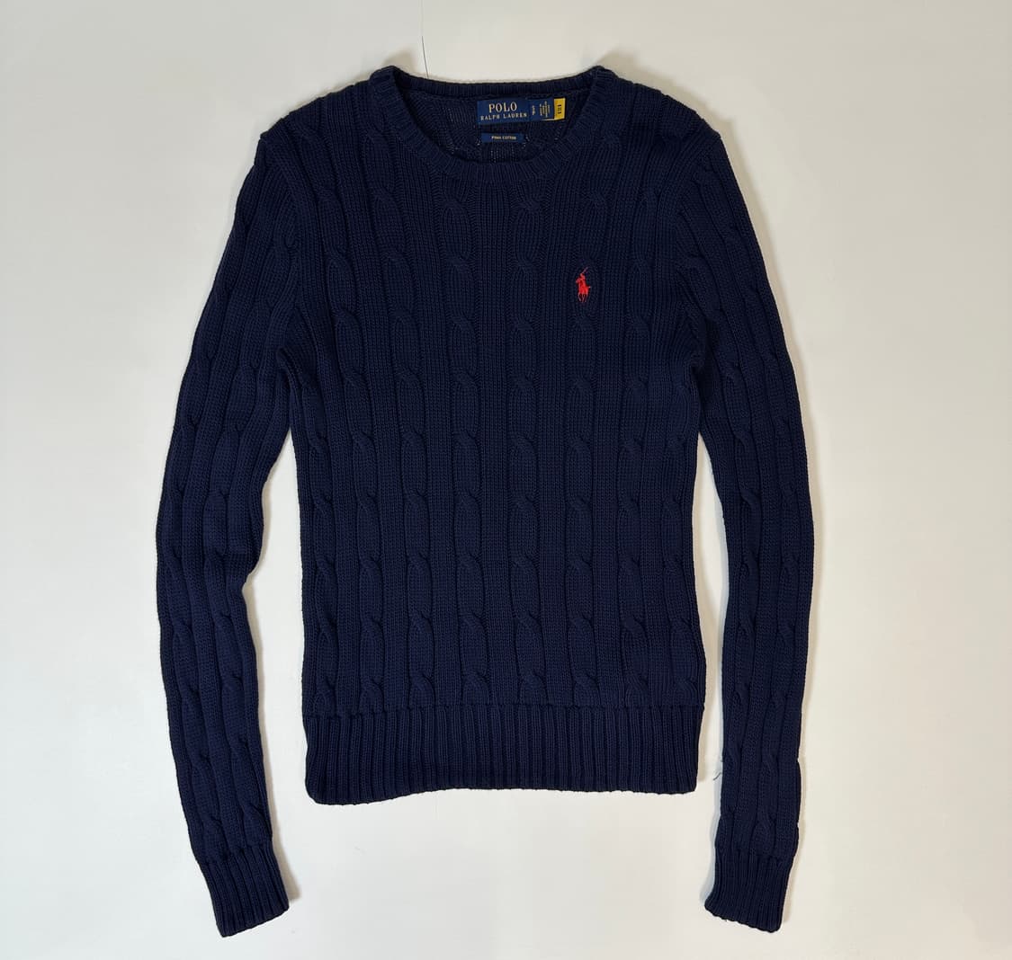 폴로 랄프로렌 케이블 니트 네이비  상품이미지2