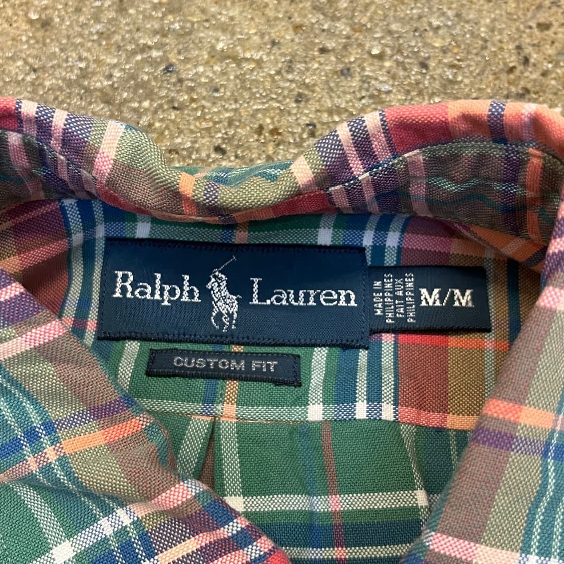미국 빈티지 폴로 랄프로렌 체크셔츠 남방 상품이미지5