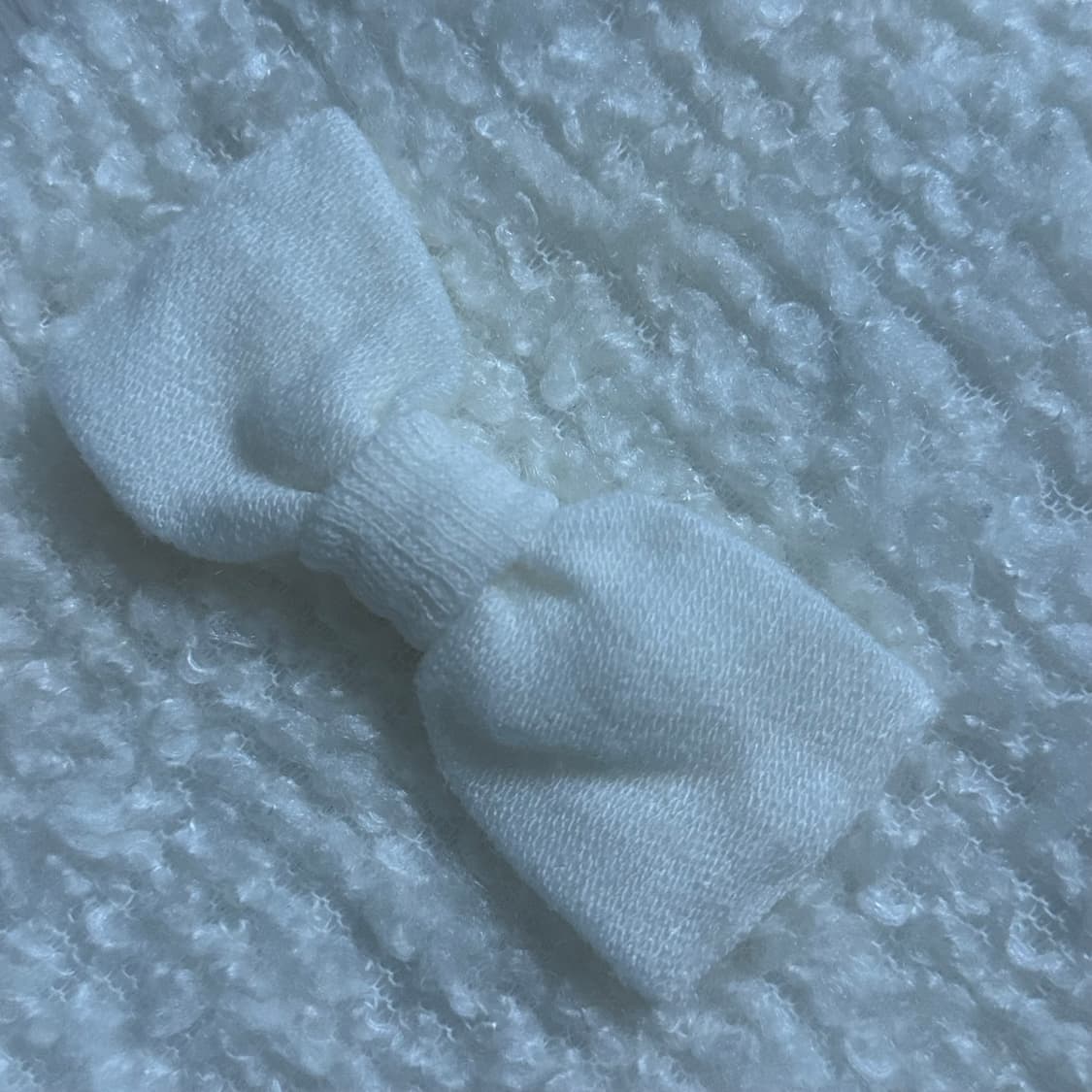 데드스탁 리본 히메갸루 자켓 노카라 부클 트위드 자켓 / 일브 / 일빈 상품이미지4