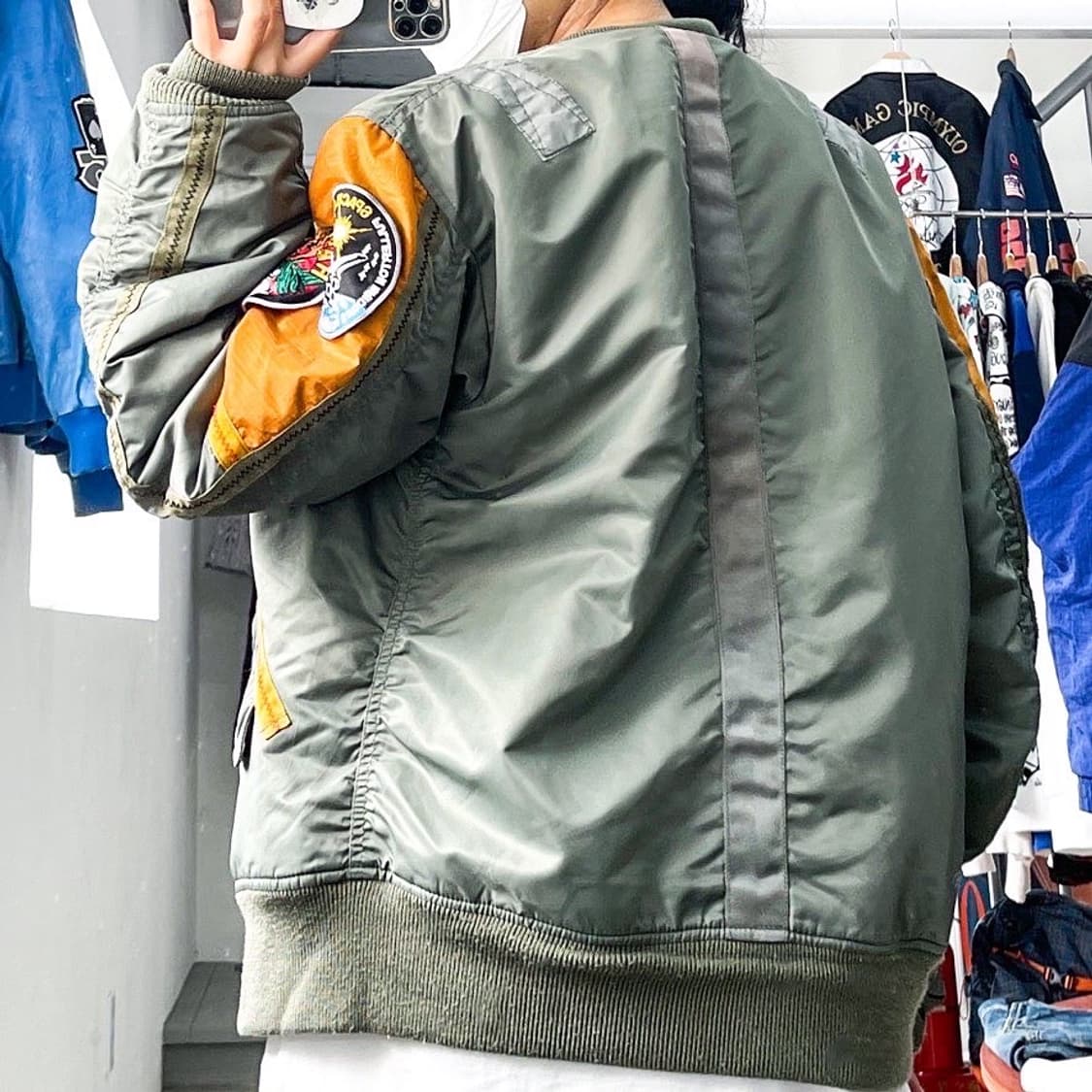 엑스톤즈 톰캣 MA-1 리플렉티브 플라이트 자켓 상품이미지2