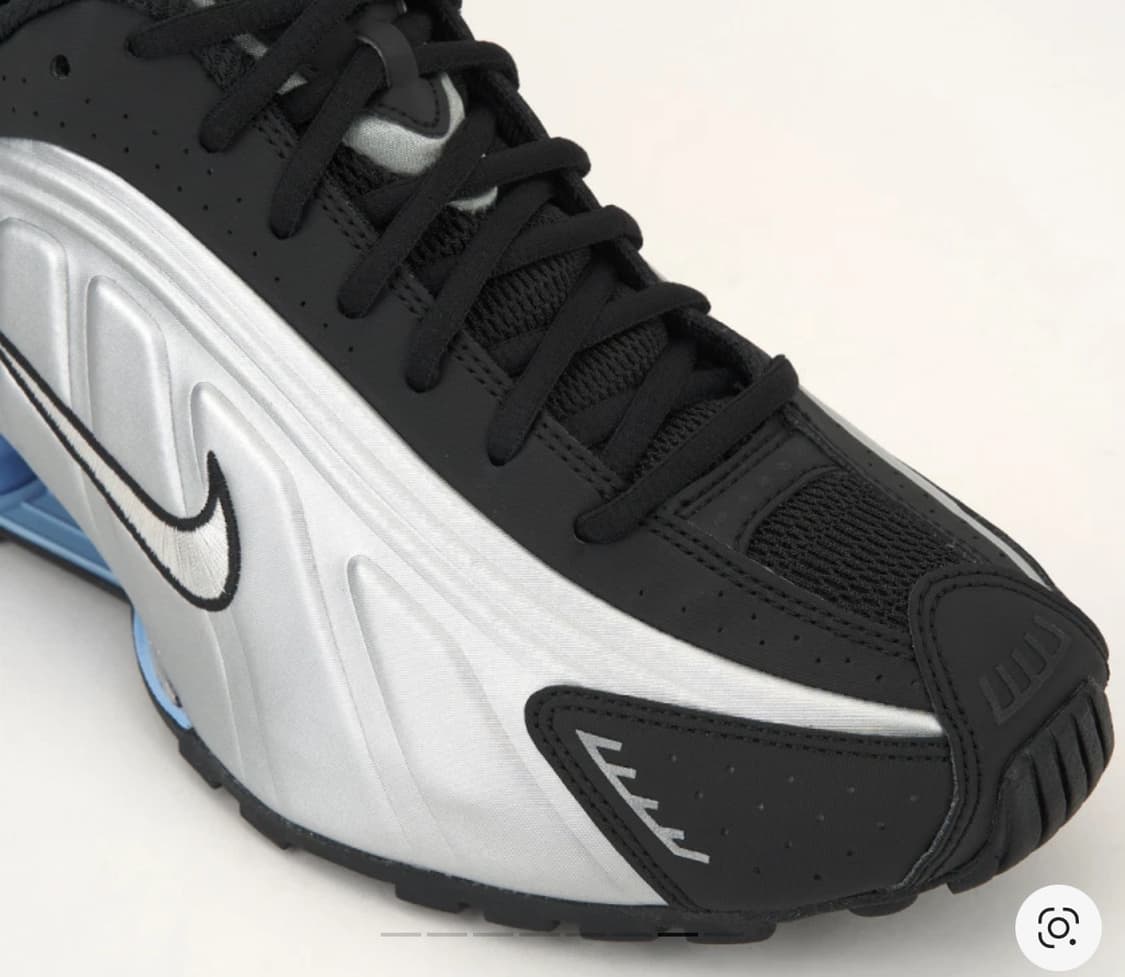 나이키 샥스 R4 메탈릭 실버 블랙 (실버/스카이블루) 225 상품이미지3