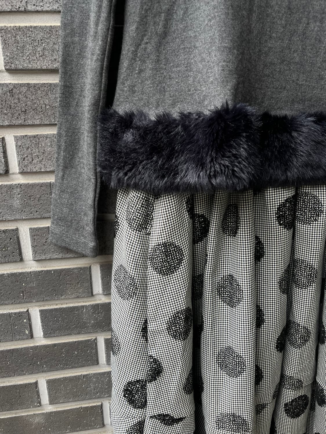 LE CIEL BLEU 퍼 트리밍 탑 상품이미지7