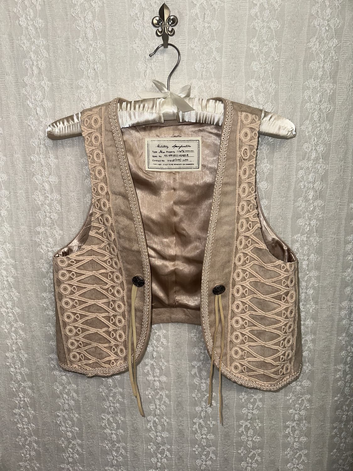 japan vtg 스웨이드 레이스 베스트 상품이미지6