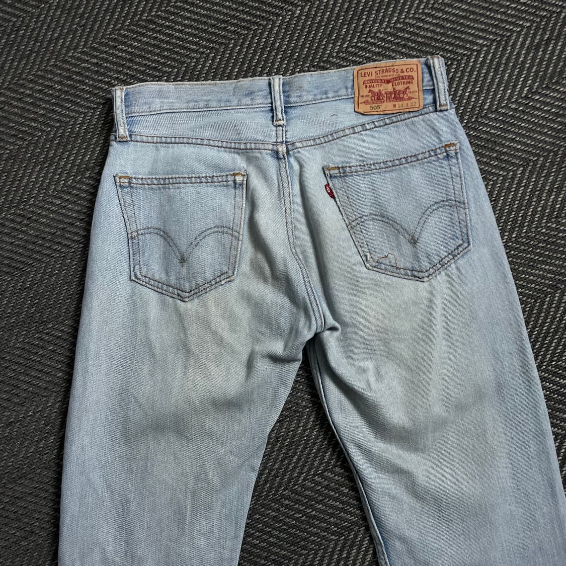 리바이스 505 스트레이트 핏 데님 팬츠o 4659 상품이미지6