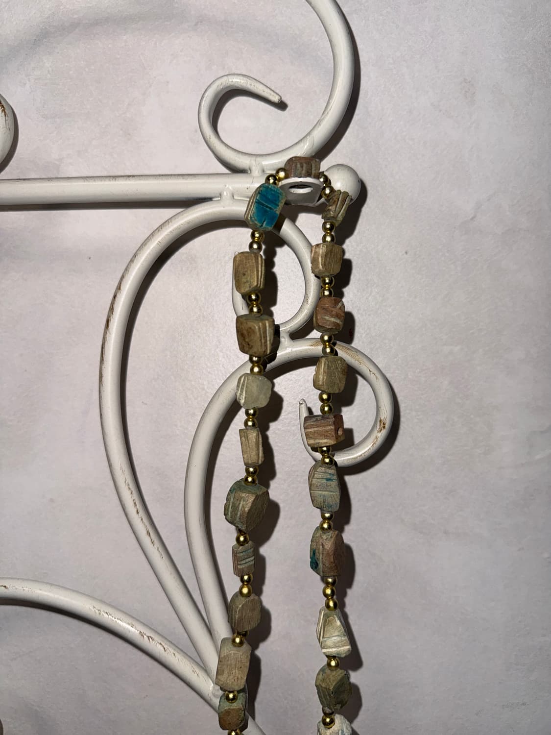 Blue marble gemstone necklace  상품이미지4