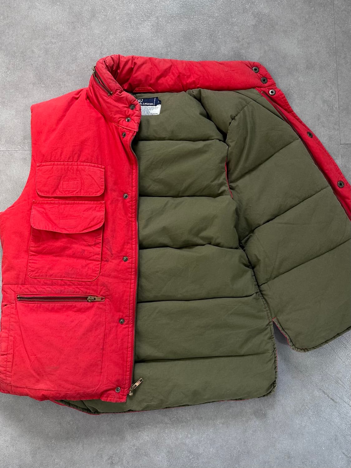 80‘s 폴로 유틸리티 다운 베스트 (va.37) 상품이미지3