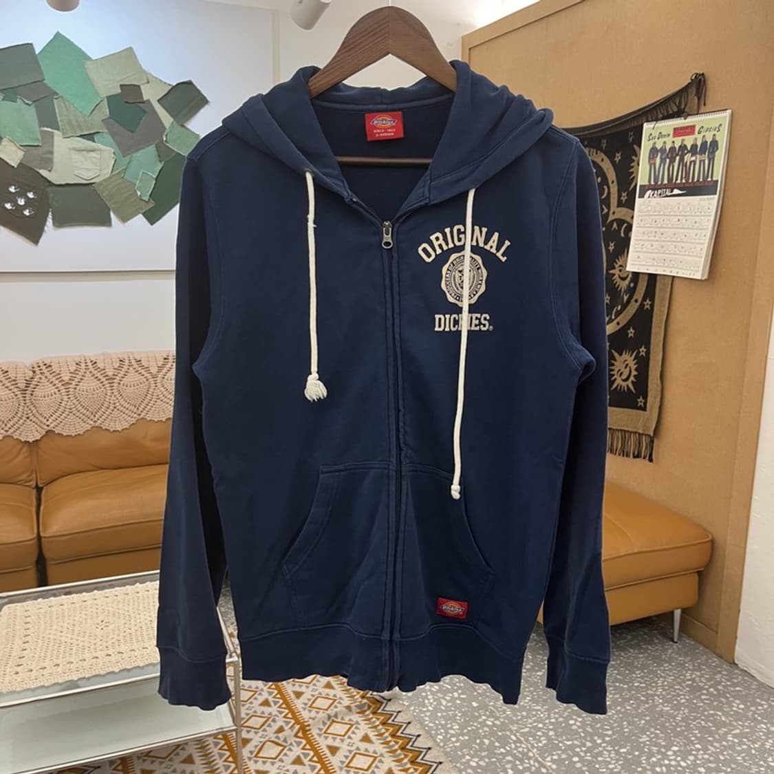 디키즈 올드스쿨 레트로 빈티지 슬림핏 후드집업 M C10987 상품이미지3