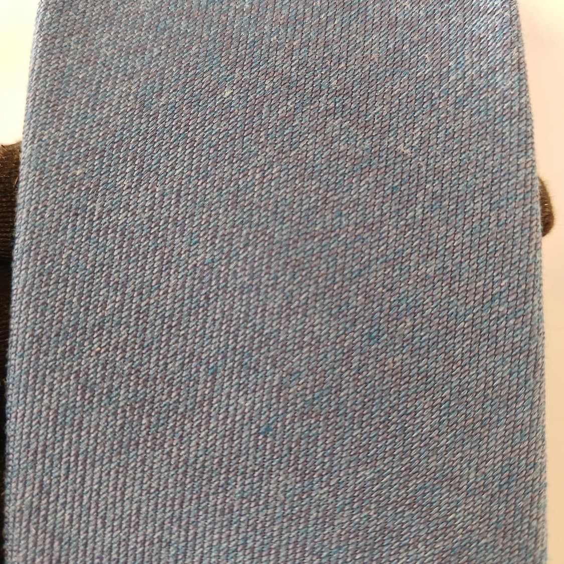 닥스 실크 혼방 블루 솔리드 슬림 넥타이 7.6cm A+등급 A19539 상품이미지6