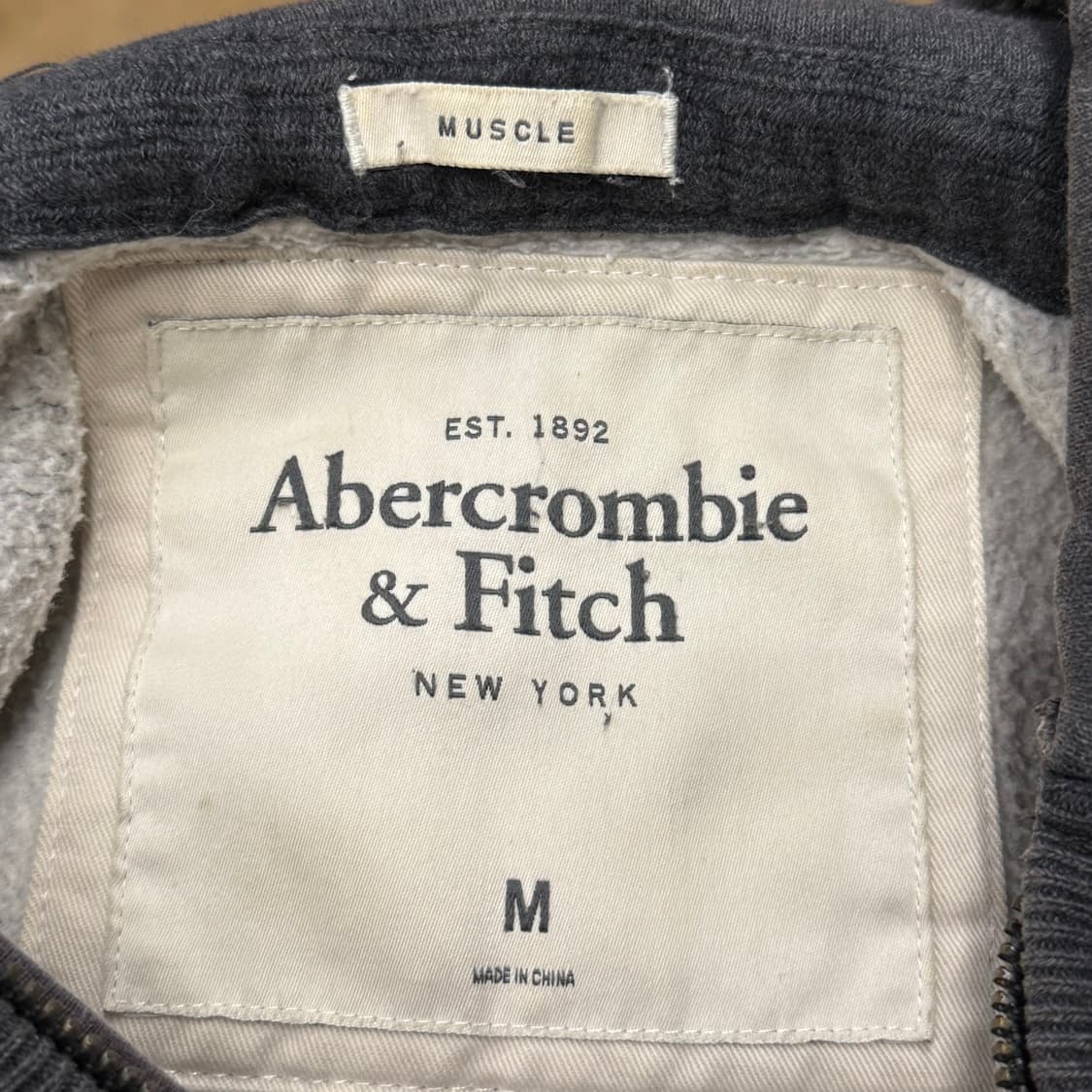 아베크롬비 그레이 후드집업 상품이미지5