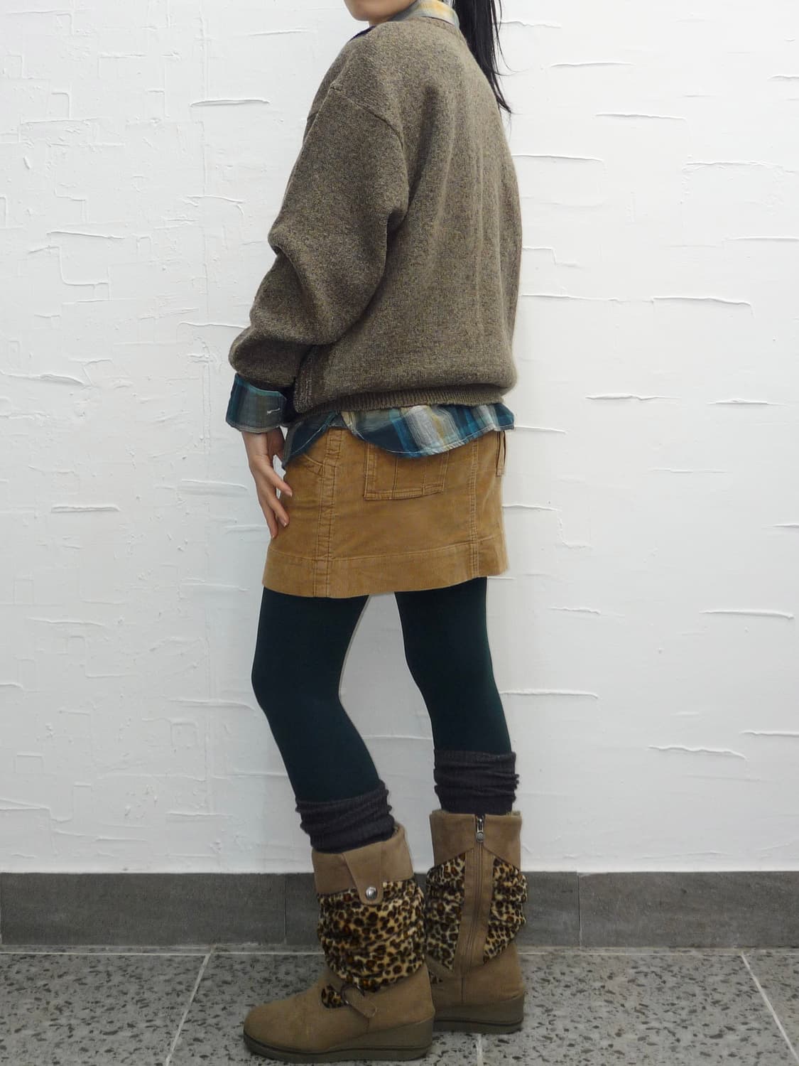 vintage brown knit 상품이미지4