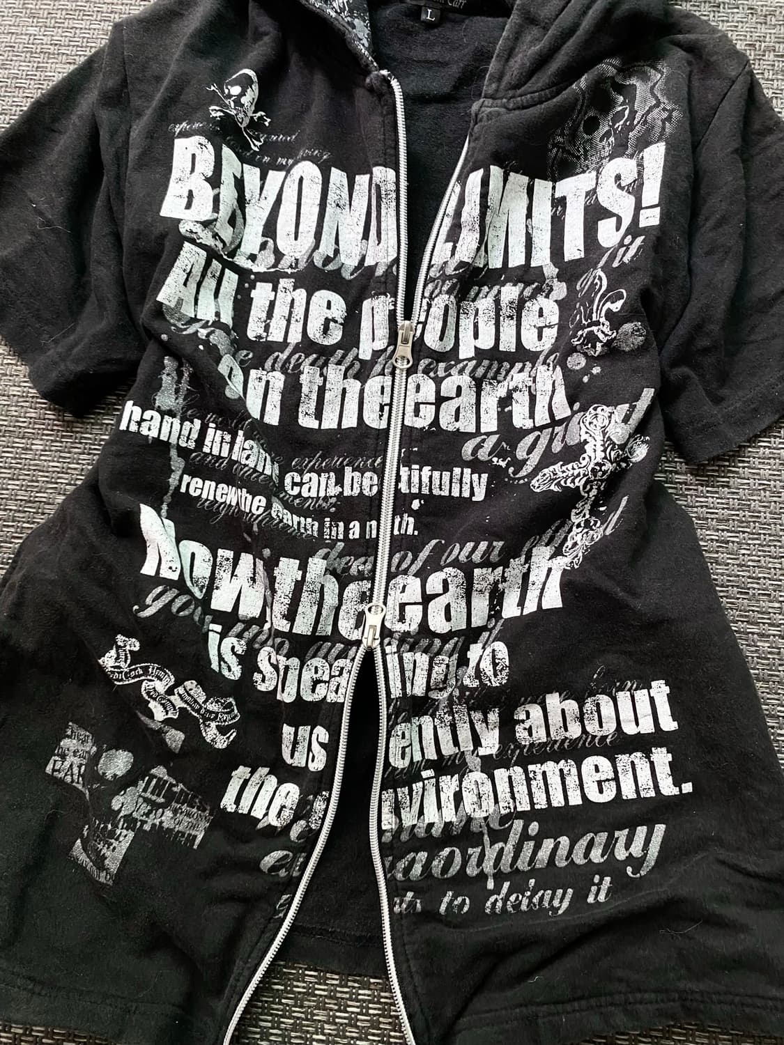 [Beaumont Carr] Punk Lettering 2-way Hoo 상품이미지2
