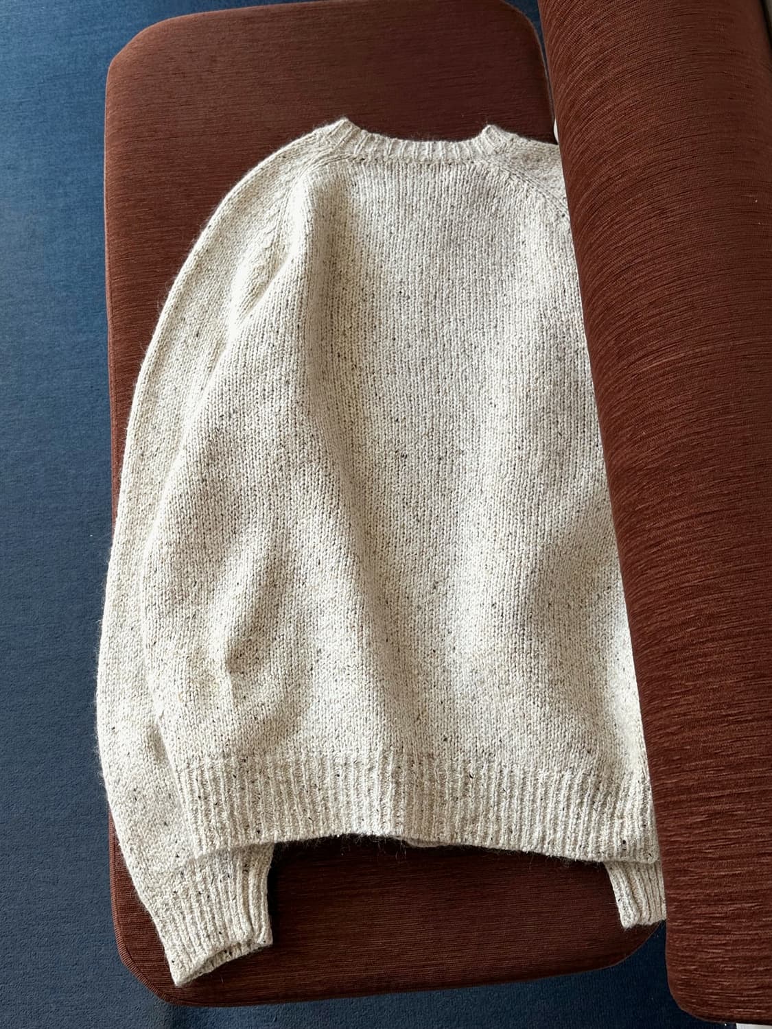 Brushed fabric sparkle pattern knit P/O 상품이미지10