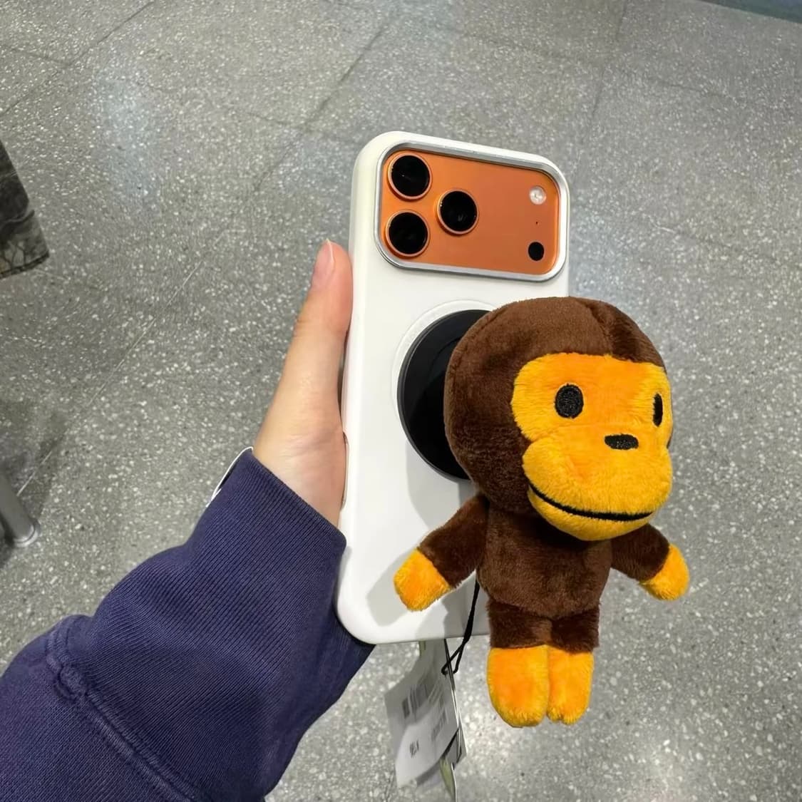 Aape 베이프 베이비 마일로 인형 맥세이프 그립톡 상품이미지3