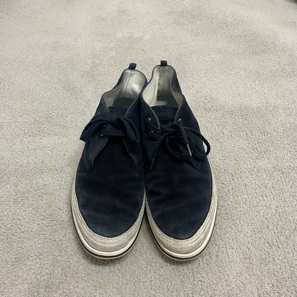 270) 프라다 스포츠 아카이브 스웨이드 하이 트레이너 스니커즈 상품이미지3