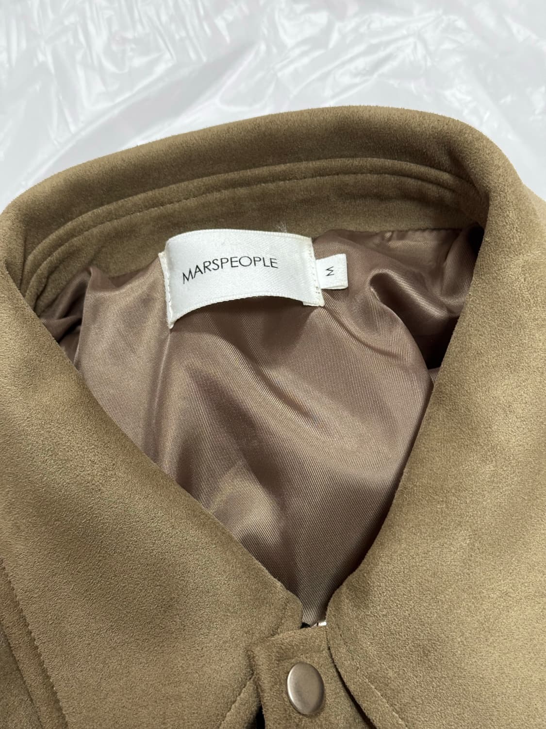 marspeople 크롭 스웨이드 자켓 상품이미지4