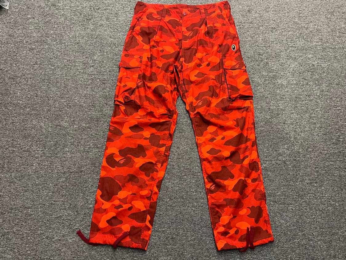 [S~2XL] 베이프 컬러카모 6포켓팬츠 새제품 상품이미지1