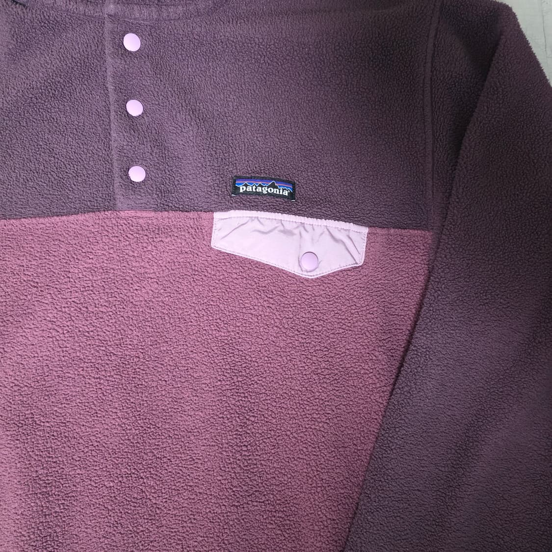 [XXL] 빈티지 파타고니아 신칠라 플리스 스냅 풀오버 버건디 상품이미지3