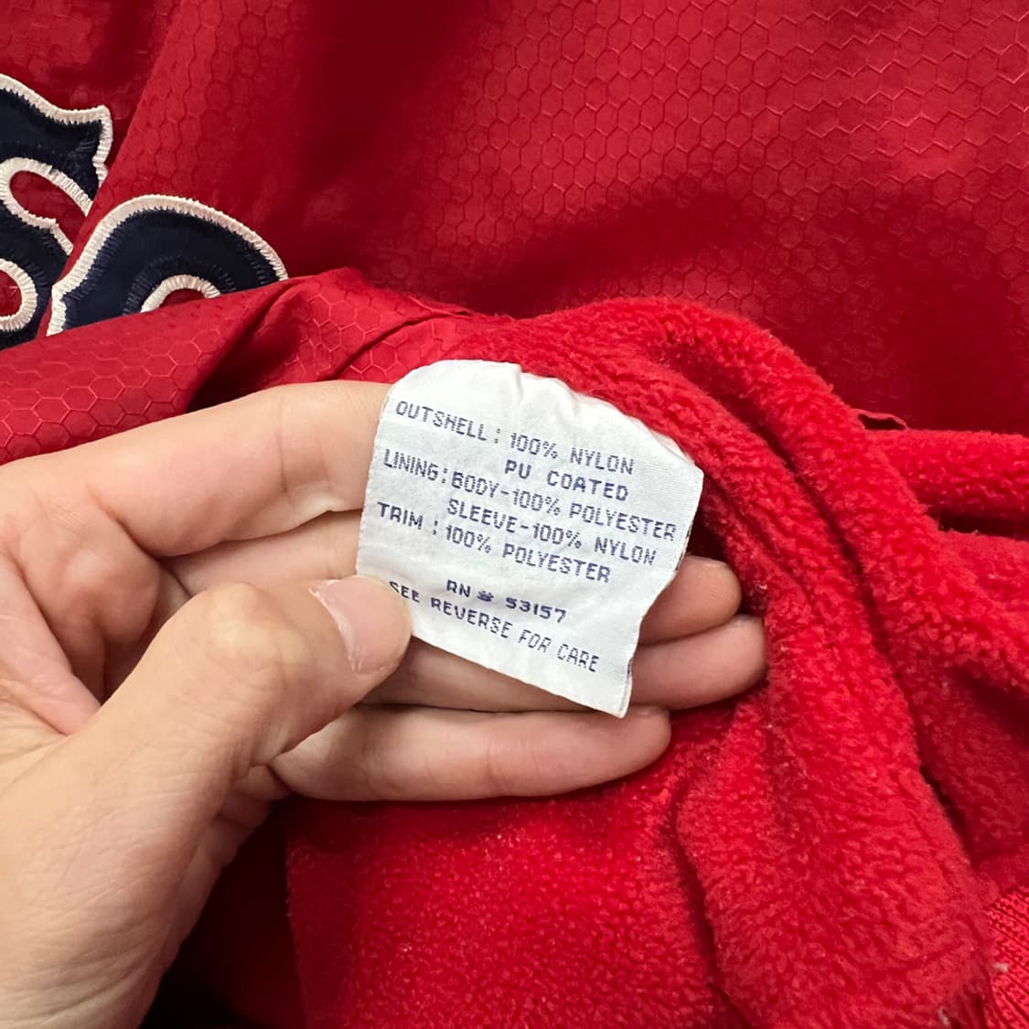 90s 마제스틱 MLB 보스턴 레드삭스 베이스볼 자켓 2XL 상품이미지4