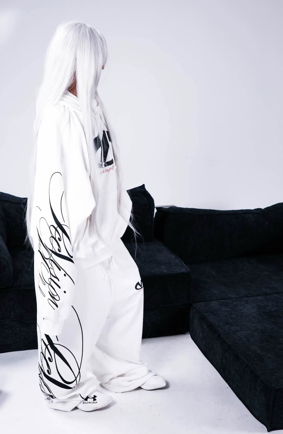 Scriptline Wide Track Pants  상품이미지7