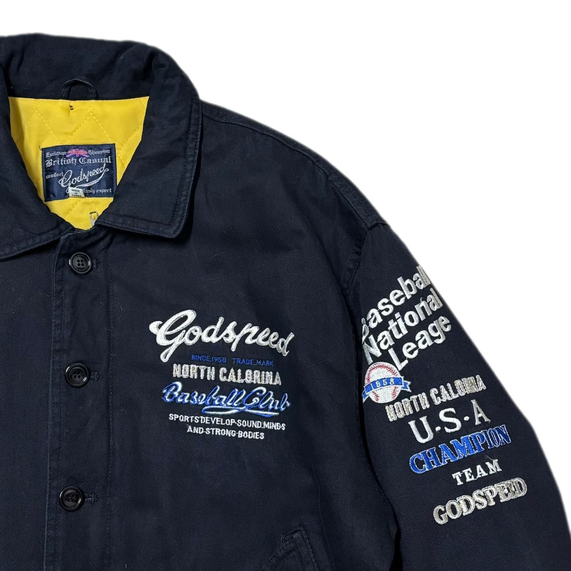 90’s Godspeed baseball bomber Jacket 상품이미지1