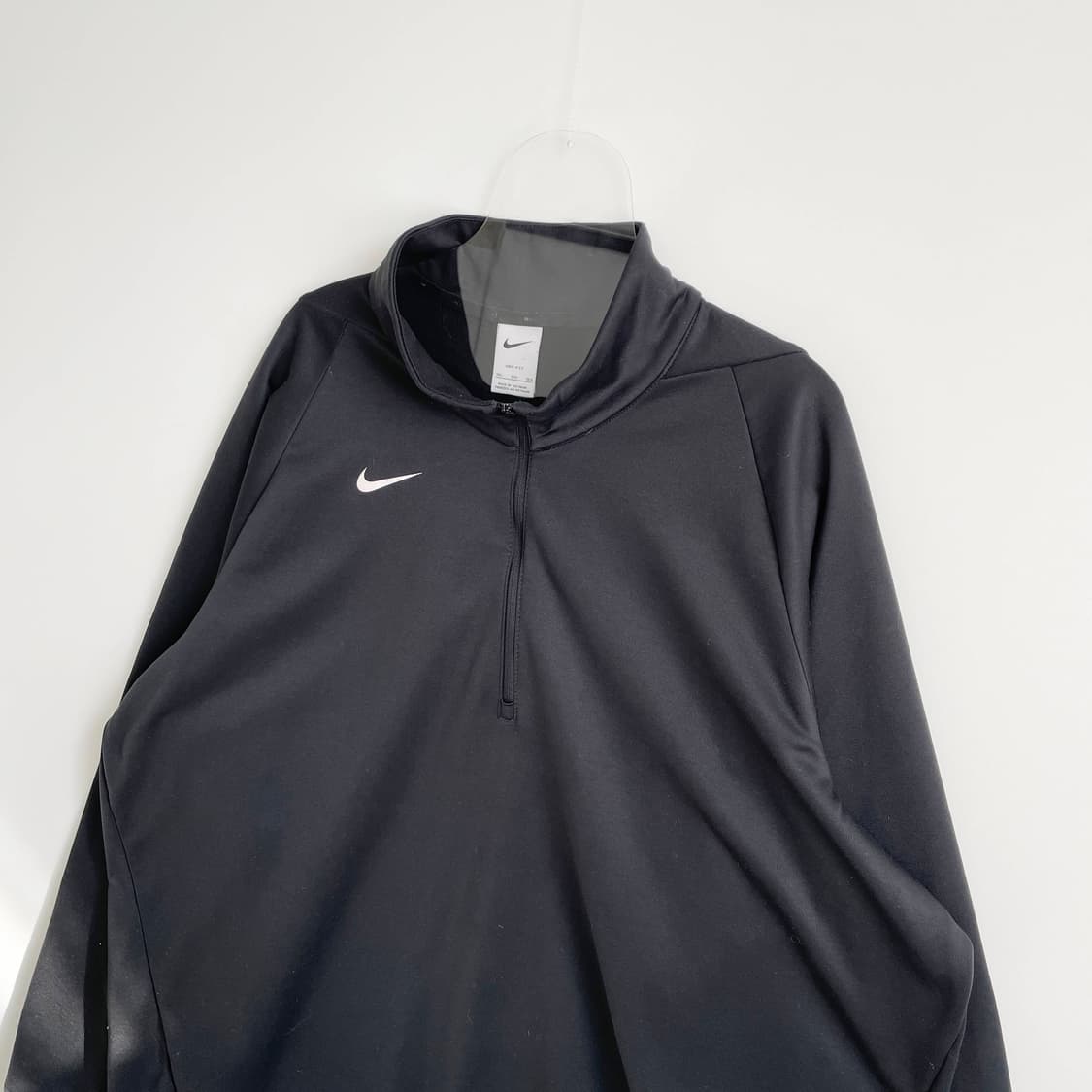 F2 나이키 드라이핏 블랙 하프 집업 긴팔 티셔츠 3XL사이즈 상품이미지2