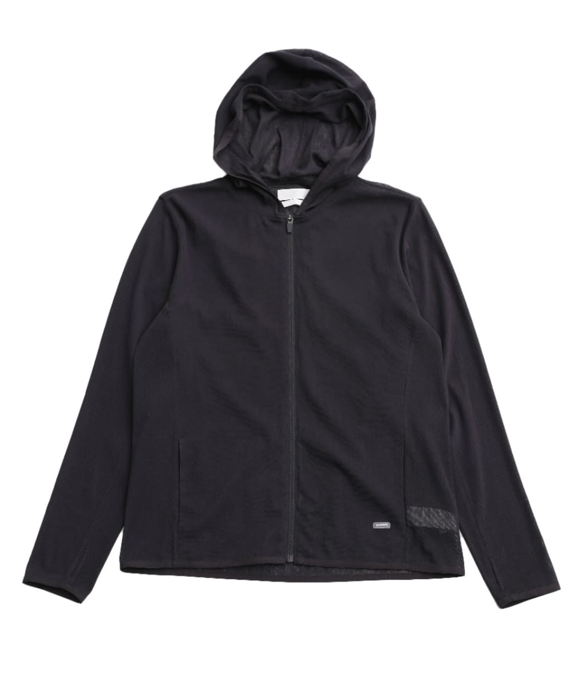 아모멘토 Men's Mesh Hooded Zip Up Jumper 상품이미지1