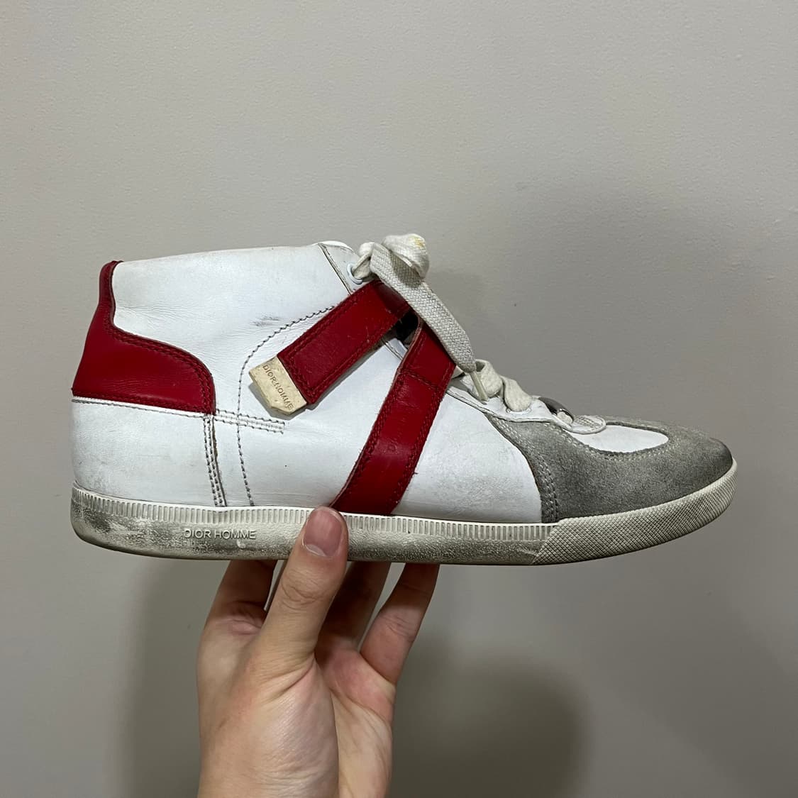 Dior Homme Double Velcro Hightop Sneaker 상품이미지4