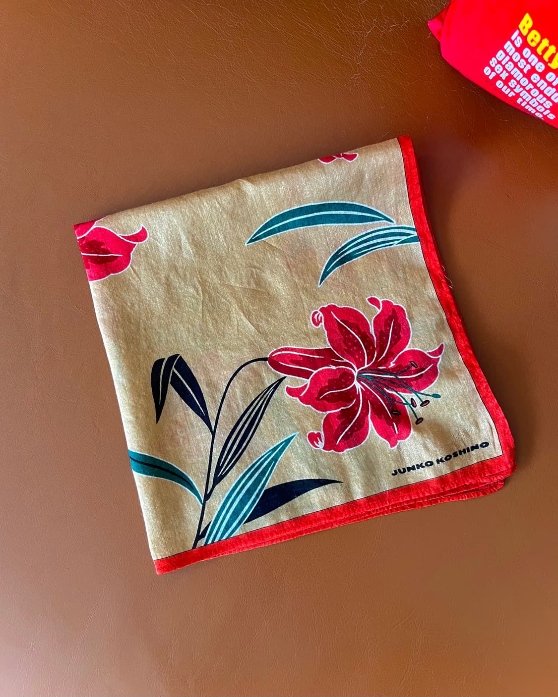 90-00s JUNKO KOSHINO Vtg Bandana Scarf 상품이미지3
