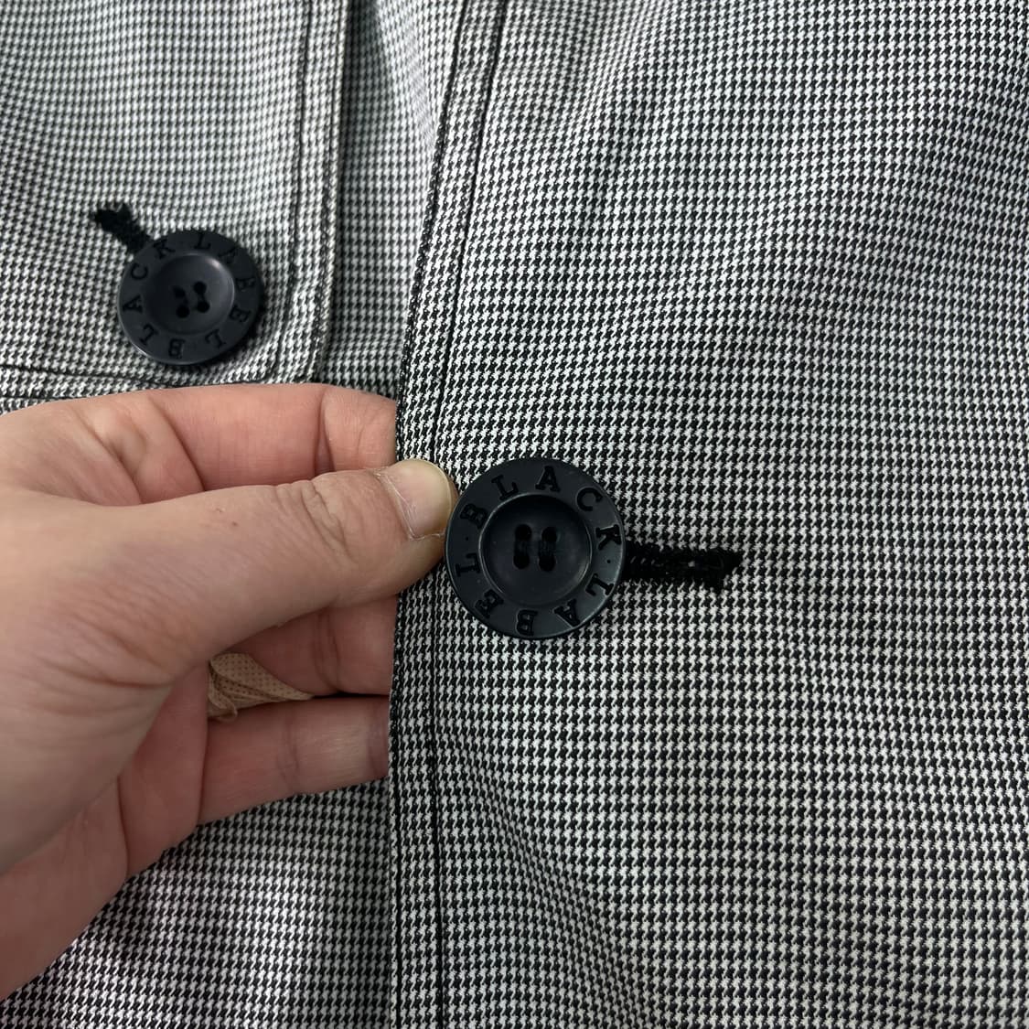 W 95 버버리 90s 블랙라벨 일본판 싱글코트 상품이미지6