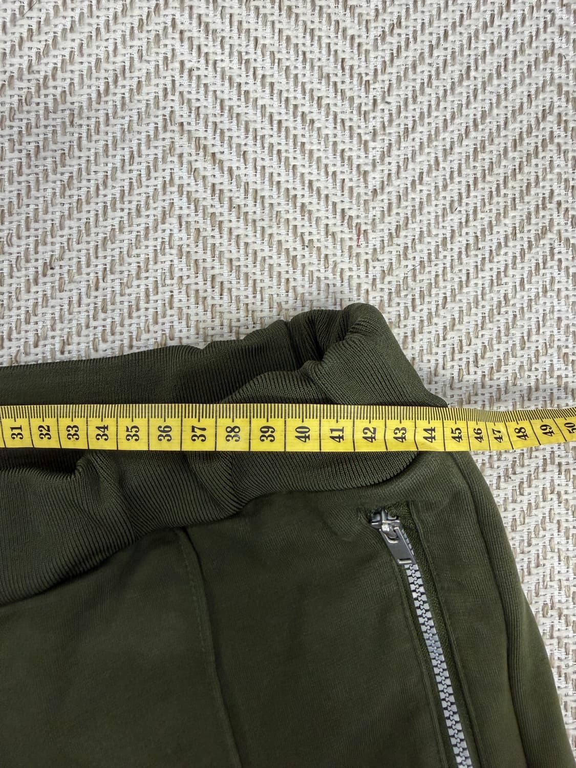 정품) COS 코스 남성 지퍼 포인트 조거 팬츠 XL 상품이미지8