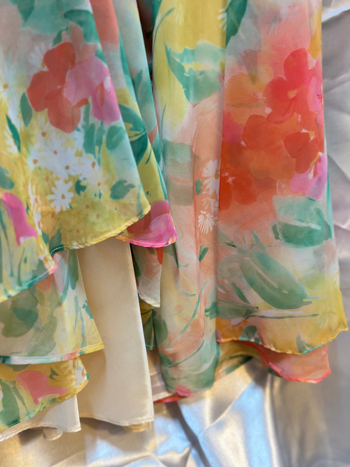 일본 빈티지 플라워 스커트 상품이미지5