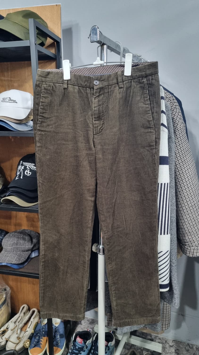 hazzys(헤지스) 다크브라운 코듀로이팬츠 32size 컨디션9/10 상품이미지1