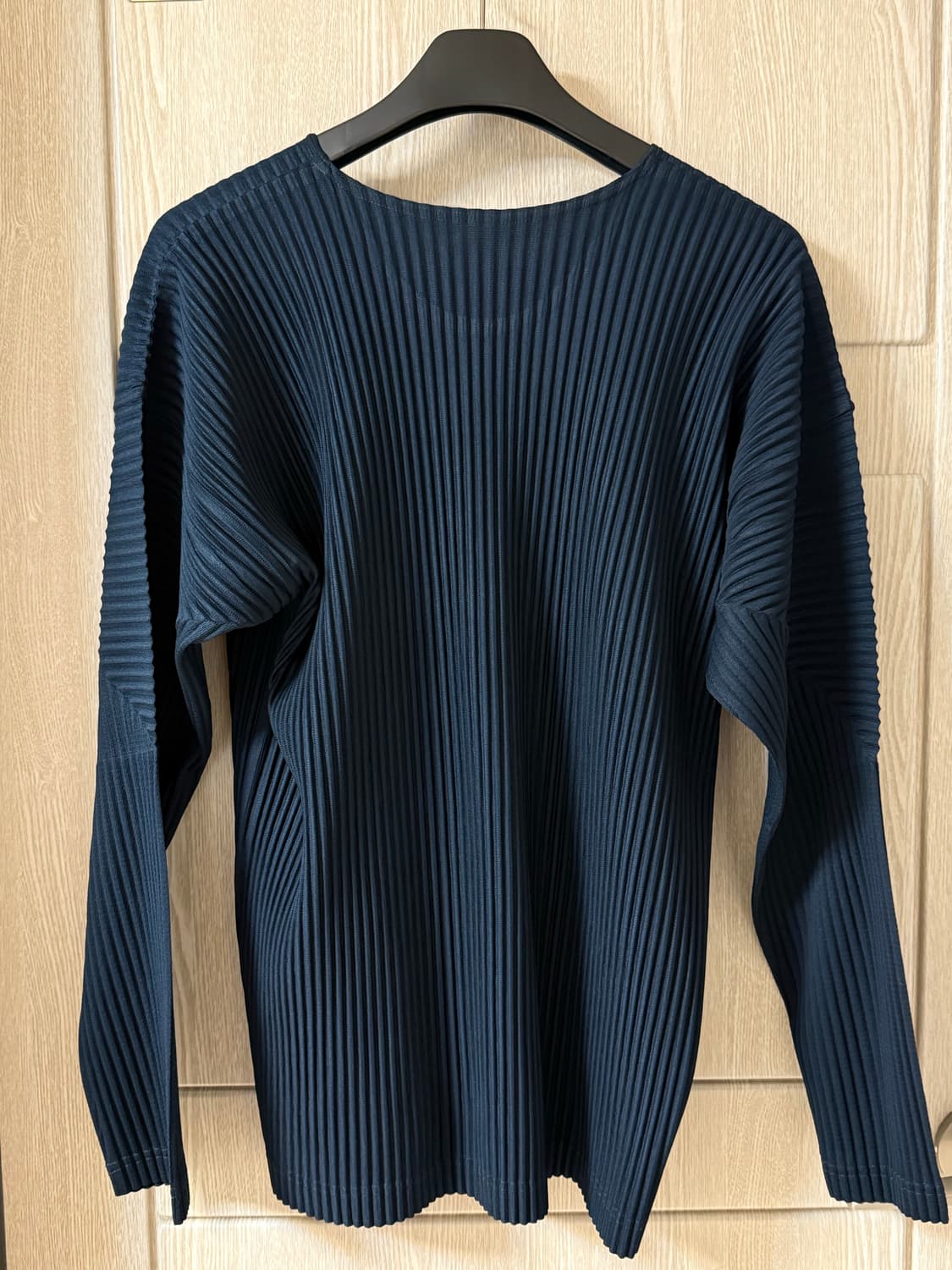 옴므플리세 롱슬리브 다크 네이비 4 상품이미지2