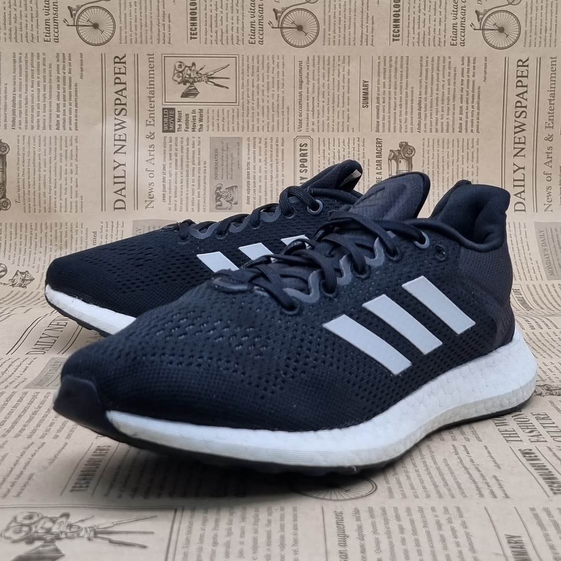 아디다스 퓨어부스트21 검흰 운동화255 상품이미지1