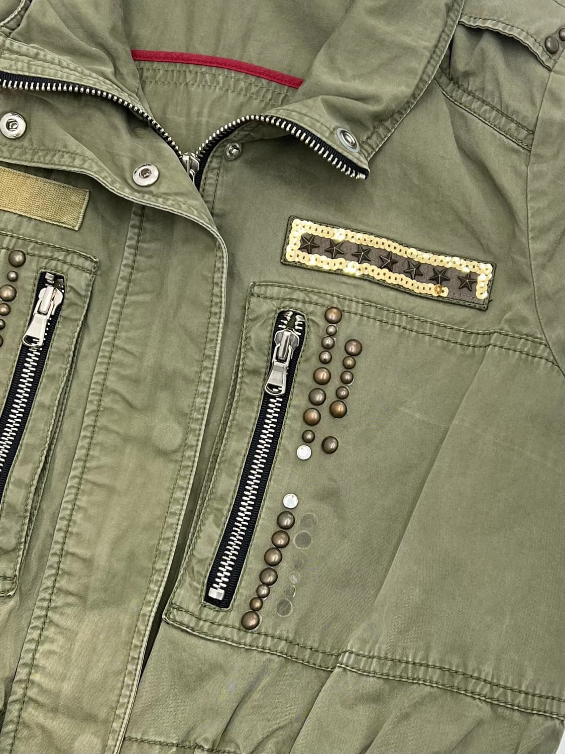 에고이스트 스터드 디테일 야상자켓 상품이미지9