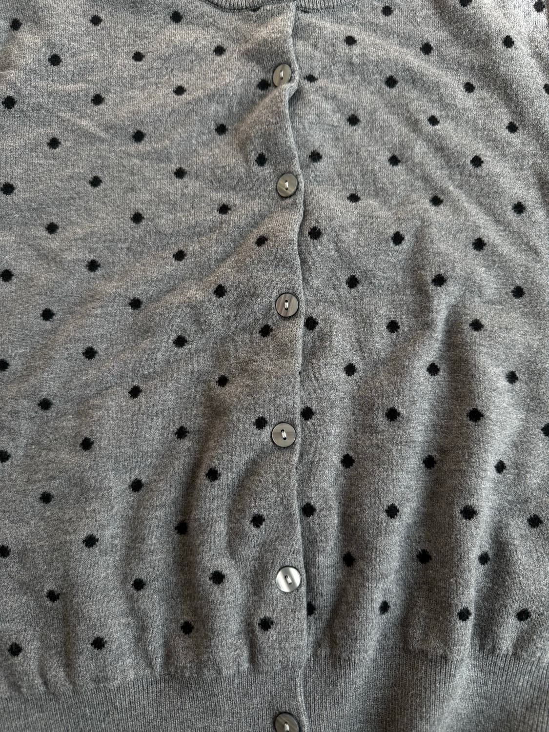 포르테나 도트 가디건 상품이미지5