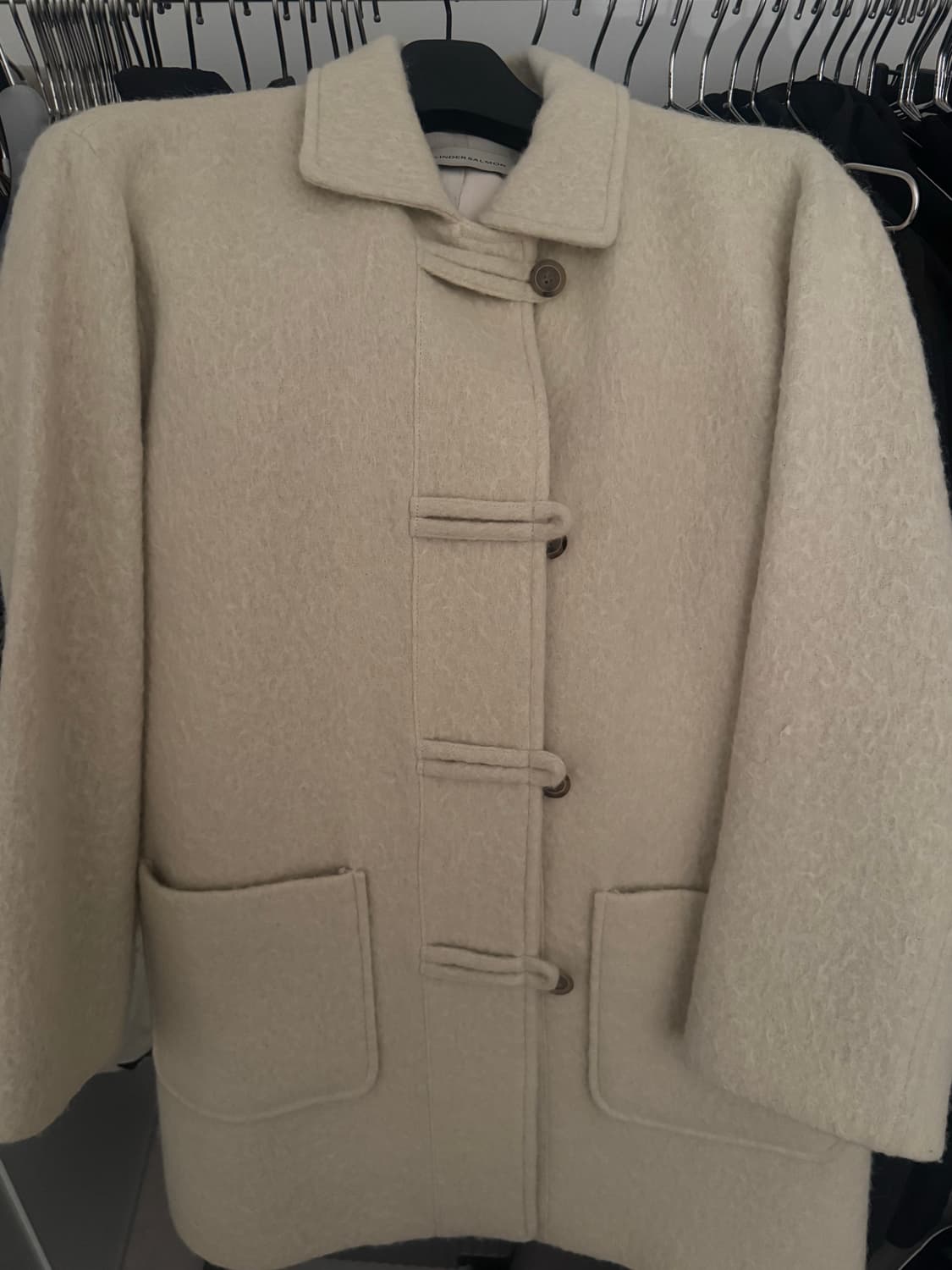 킨더살몬 알파카 하프 코트 상품이미지2