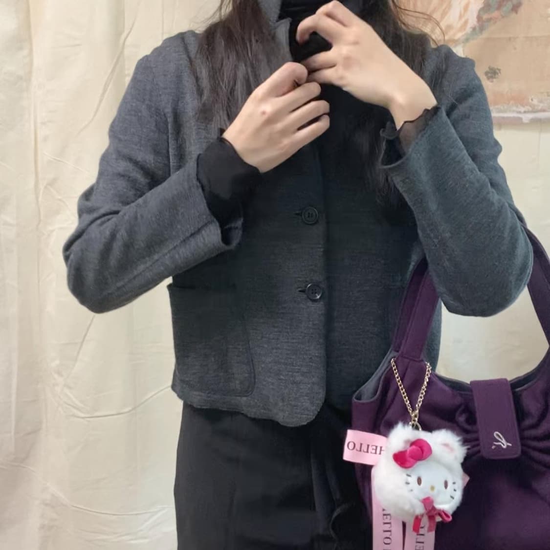 y’s 일본제 울 자켓 가디건 상품이미지2