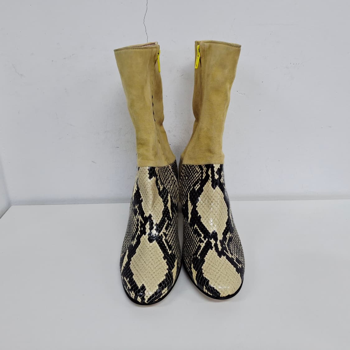 LTRT 레프트라이트 뱀피 스웨이드 여성 앵클 부츠 36.5 235 상품이미지2