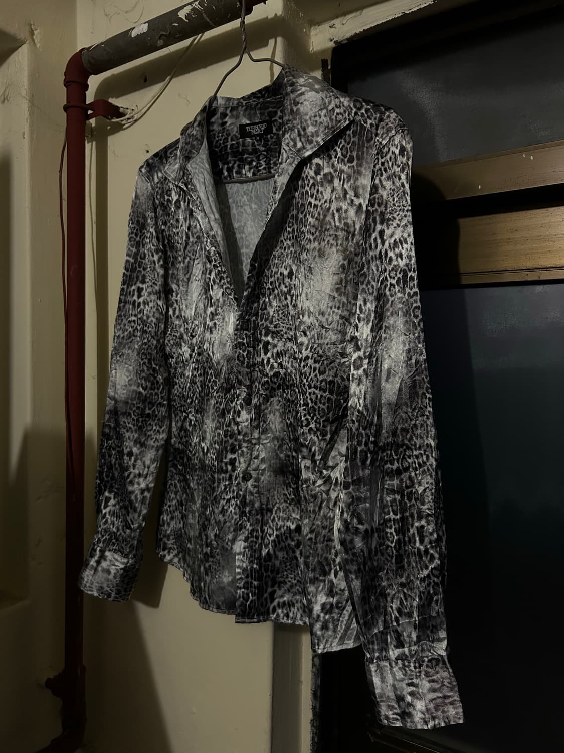 2000s 토네이도마트 v-kei 레오파드 셔츠 상품이미지2