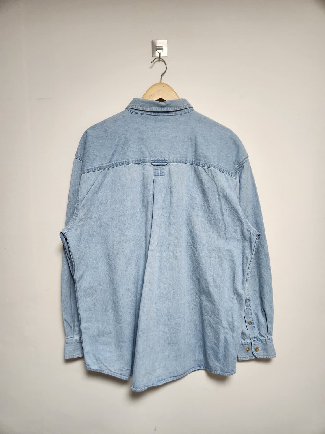 칼하트Carhartt 카라 배색 데님 셔츠 L - S198 상품이미지2