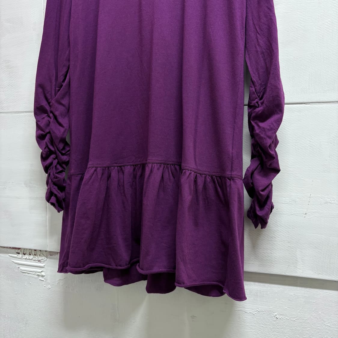 STYLE BASIC 퍼플 셔링 프릴 목폴라 원피스 JAPAN 상품이미지3