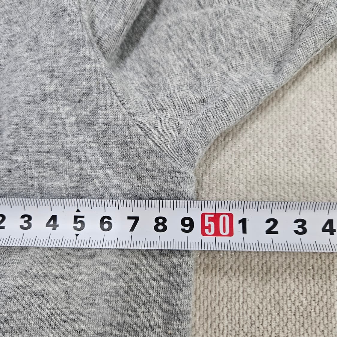M 빈티지 빅로고 그레이 반팔 티 0619Y 상품이미지5