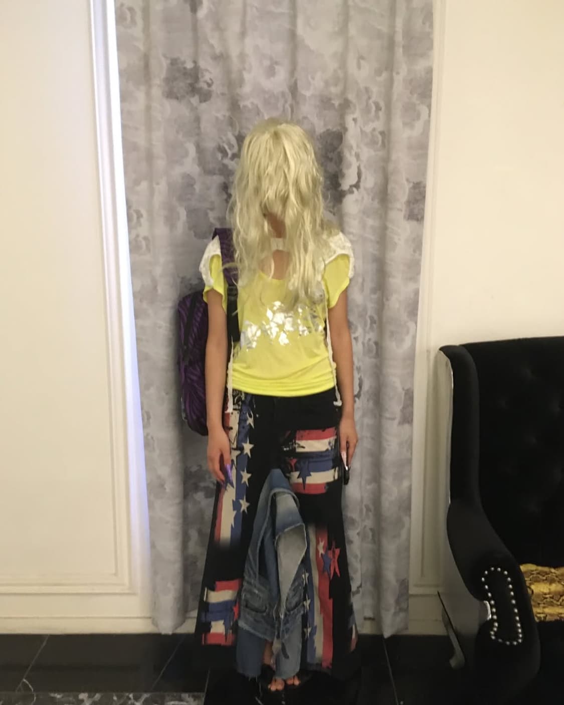 UK denim skirt 상품이미지7